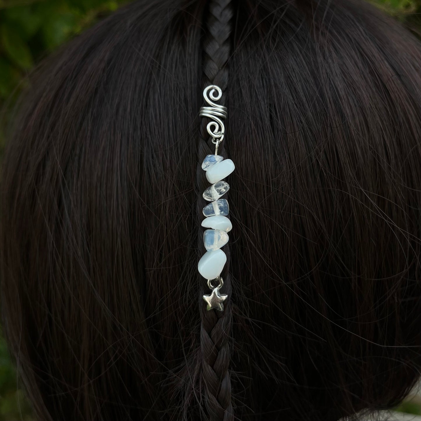 Accessoire cheveux personnalisable - argenté