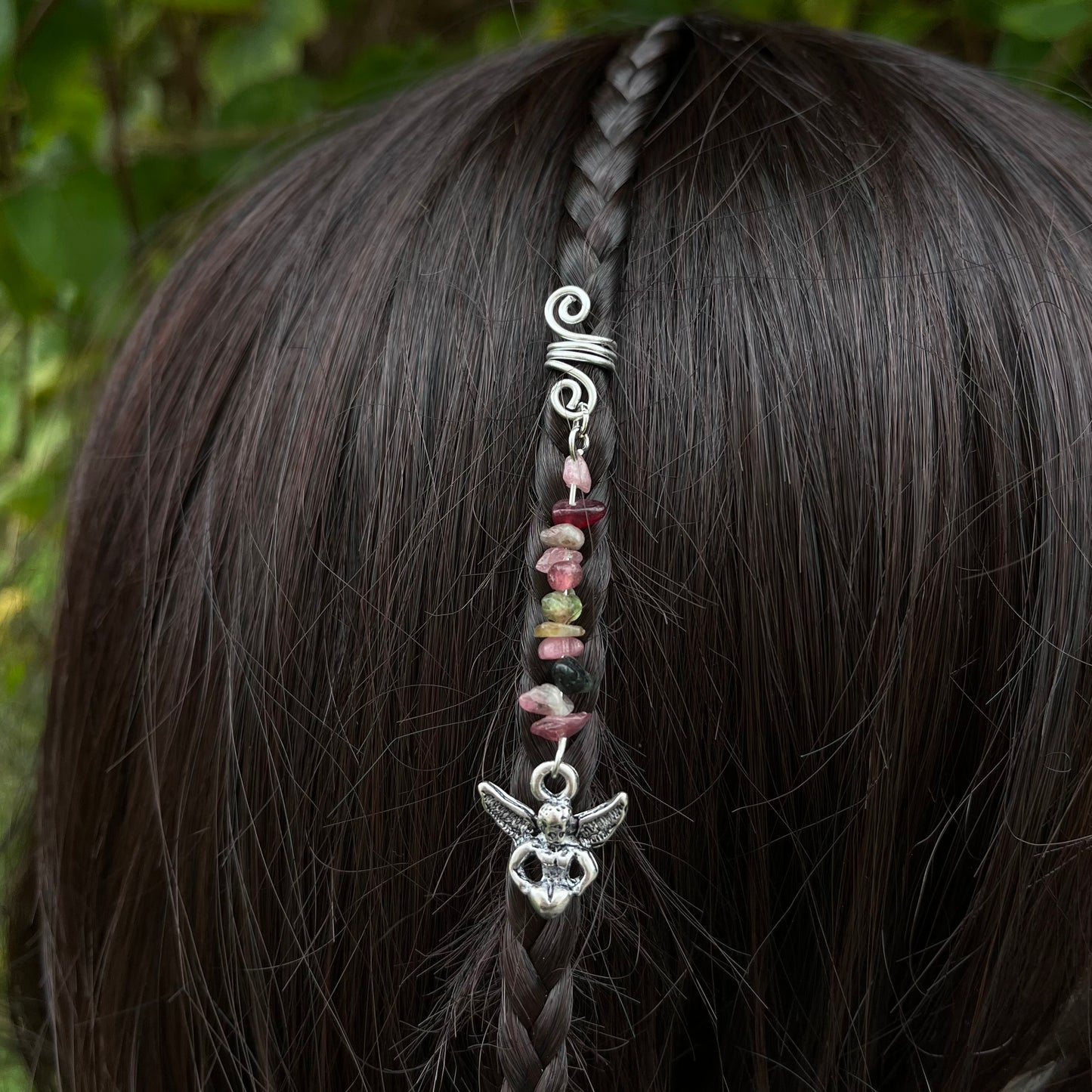 Accessoire cheveux personnalisable - argenté