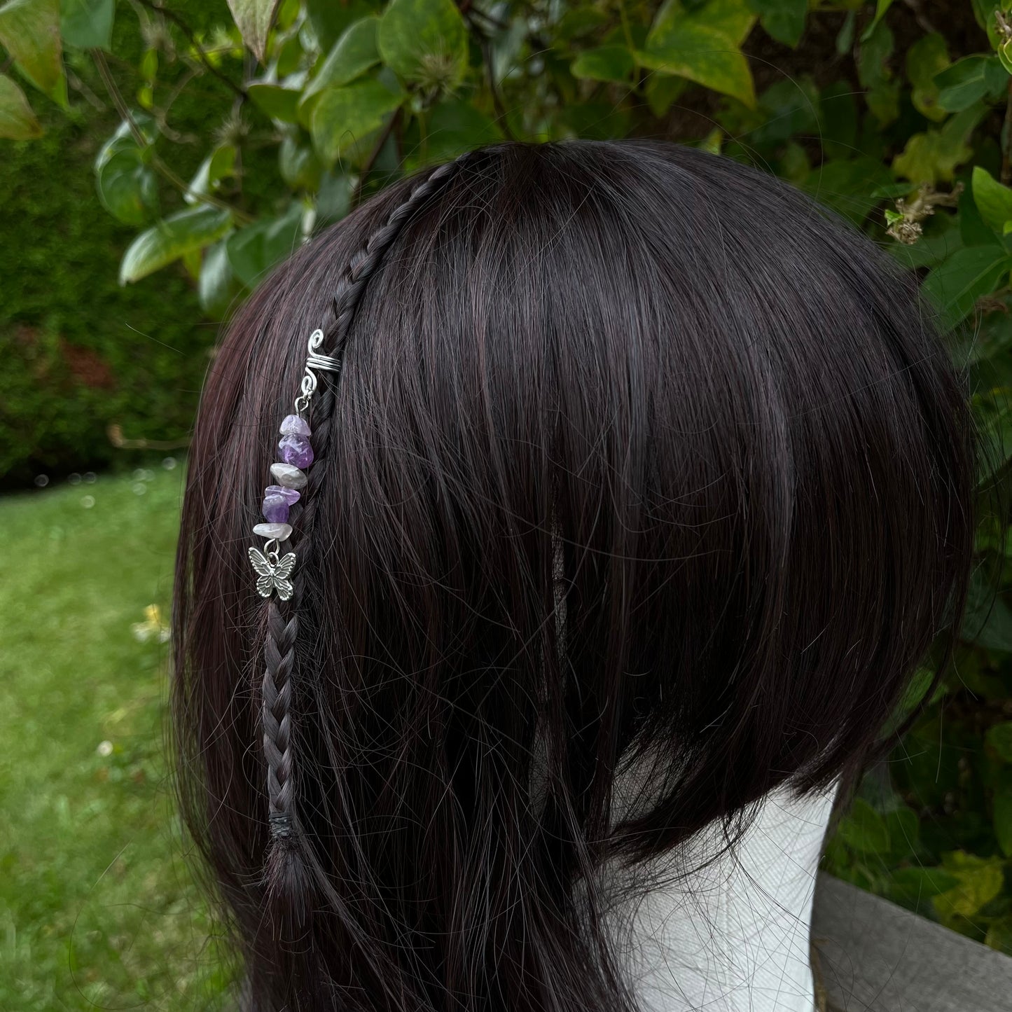 Accessoire cheveux personnalisable - argenté