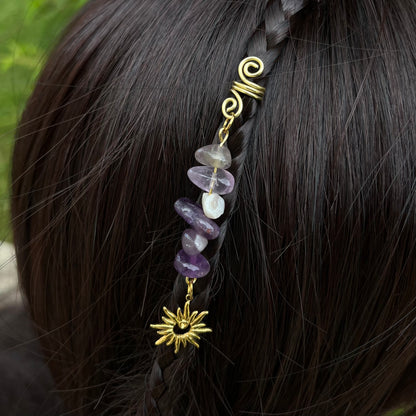 Accessoire cheveux personnalisable - doré