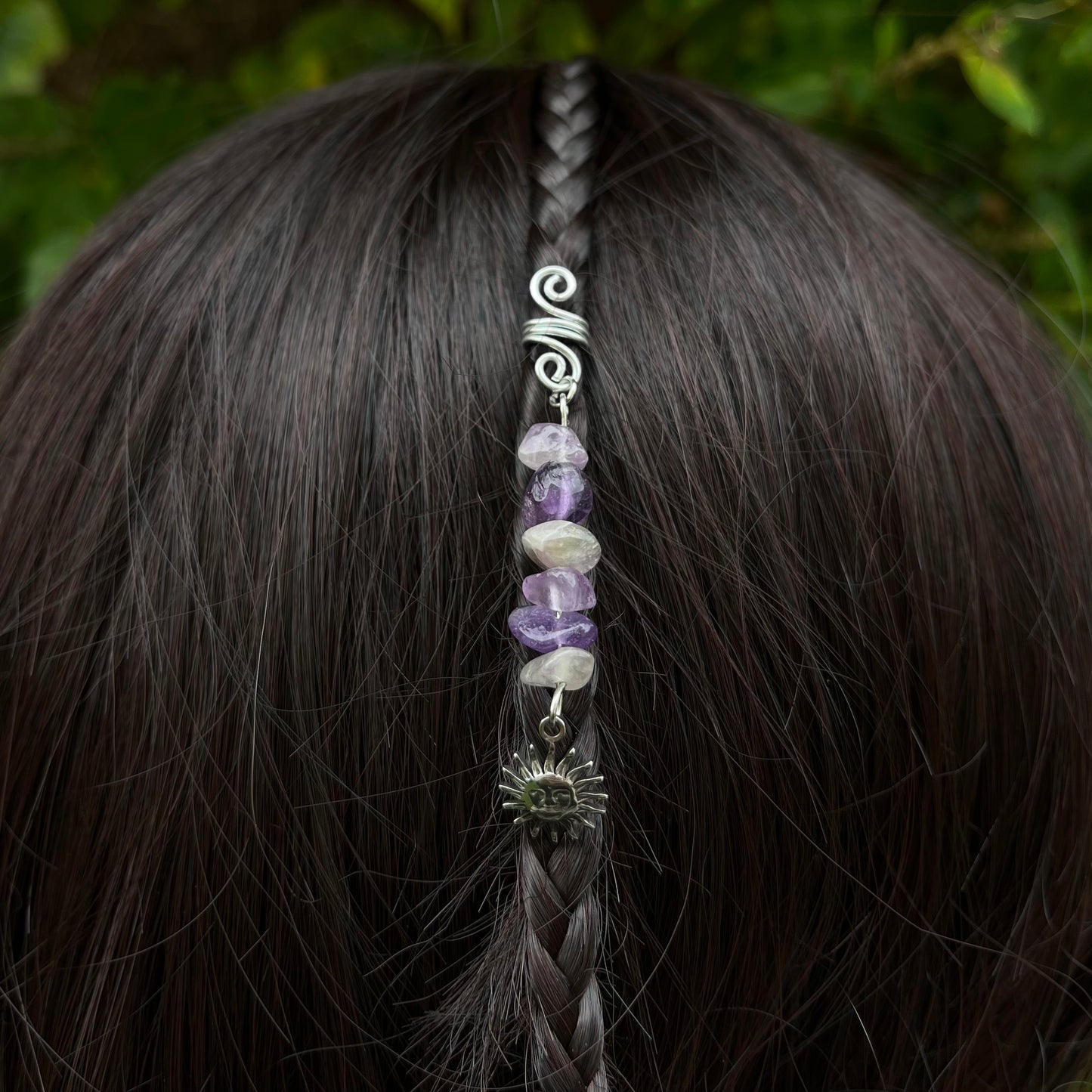 Accessoire cheveux personnalisable - argenté