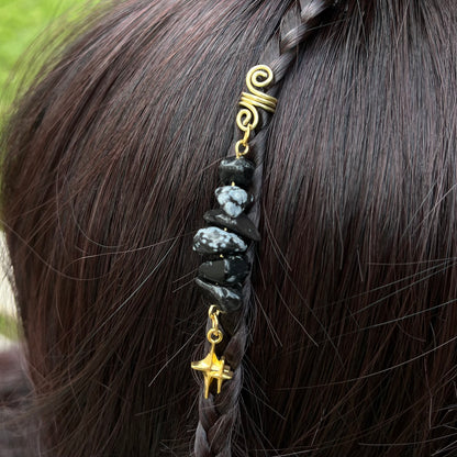 Accessoire cheveux personnalisable - doré