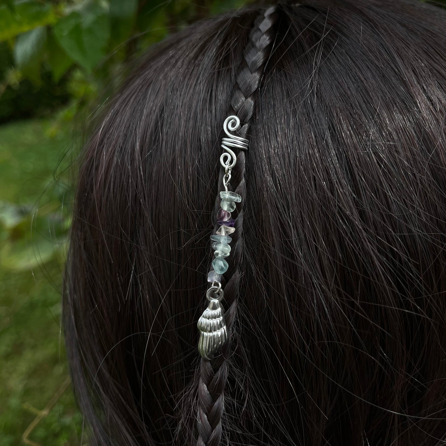 Accessoire cheveux personnalisable - argenté