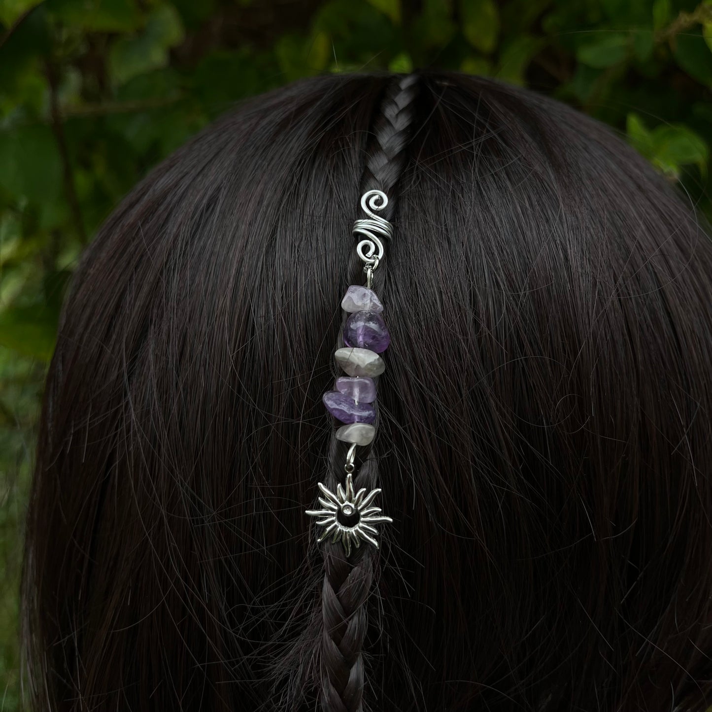 Accessoire cheveux personnalisable - argenté