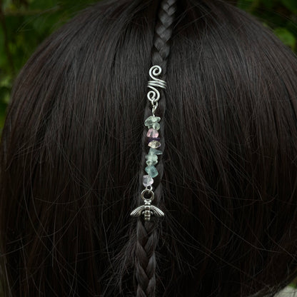 Accessoire cheveux personnalisable - argenté