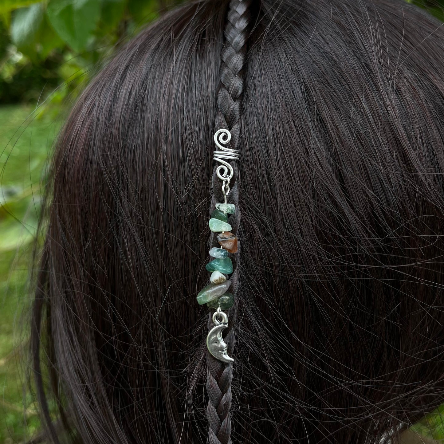 Accessoire cheveux personnalisable - argenté