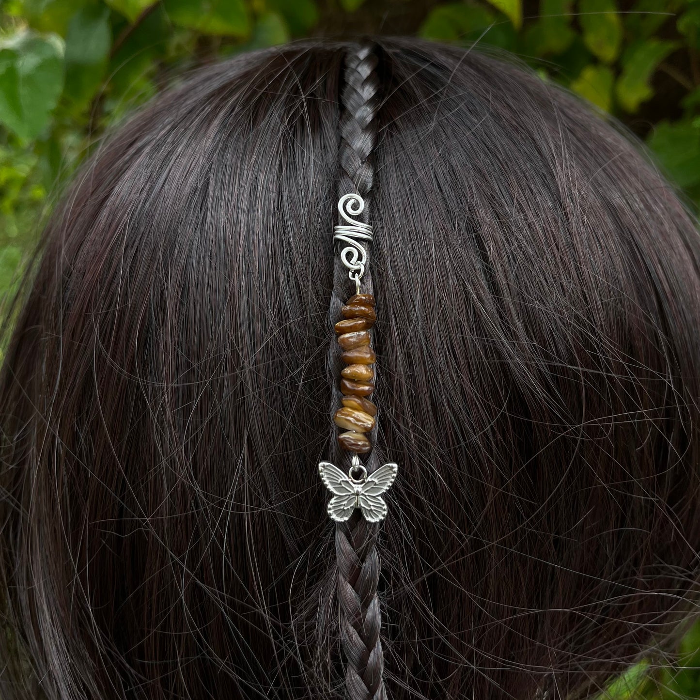 Accessoire cheveux personnalisable - argenté