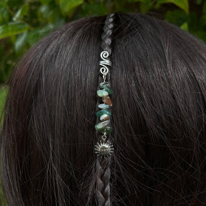 Accessoire cheveux personnalisable - argenté