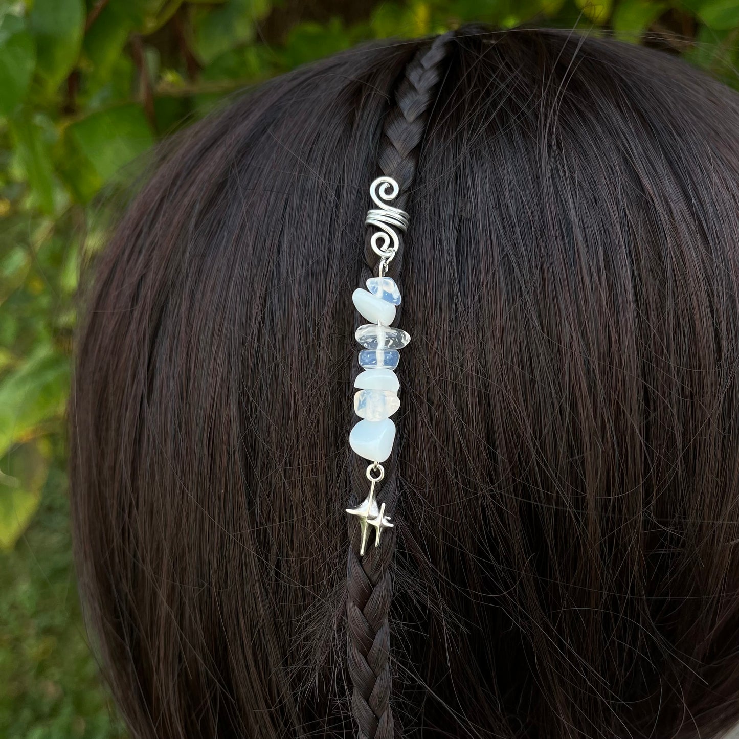 Accessoire cheveux personnalisable - argenté