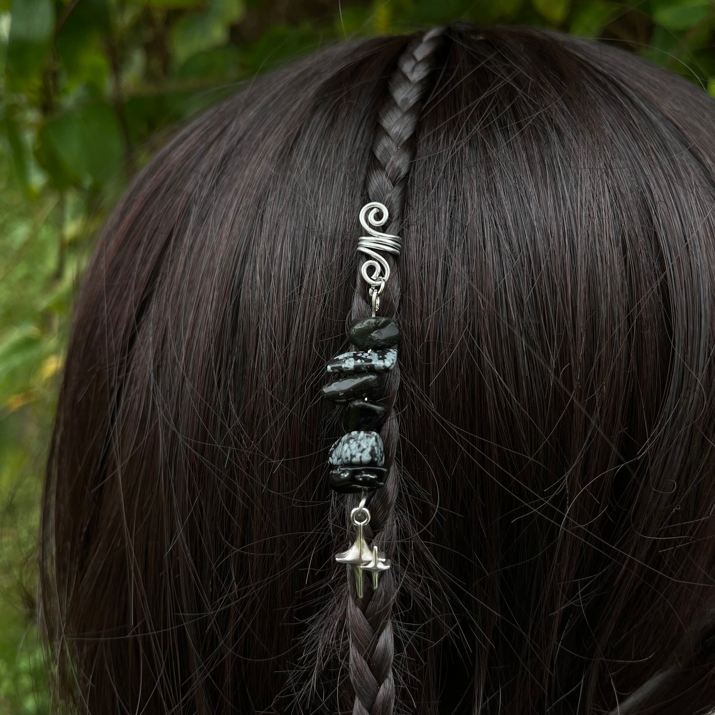 Accessoire cheveux personnalisable - argenté