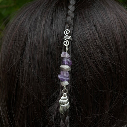 Accessoire cheveux personnalisable - argenté