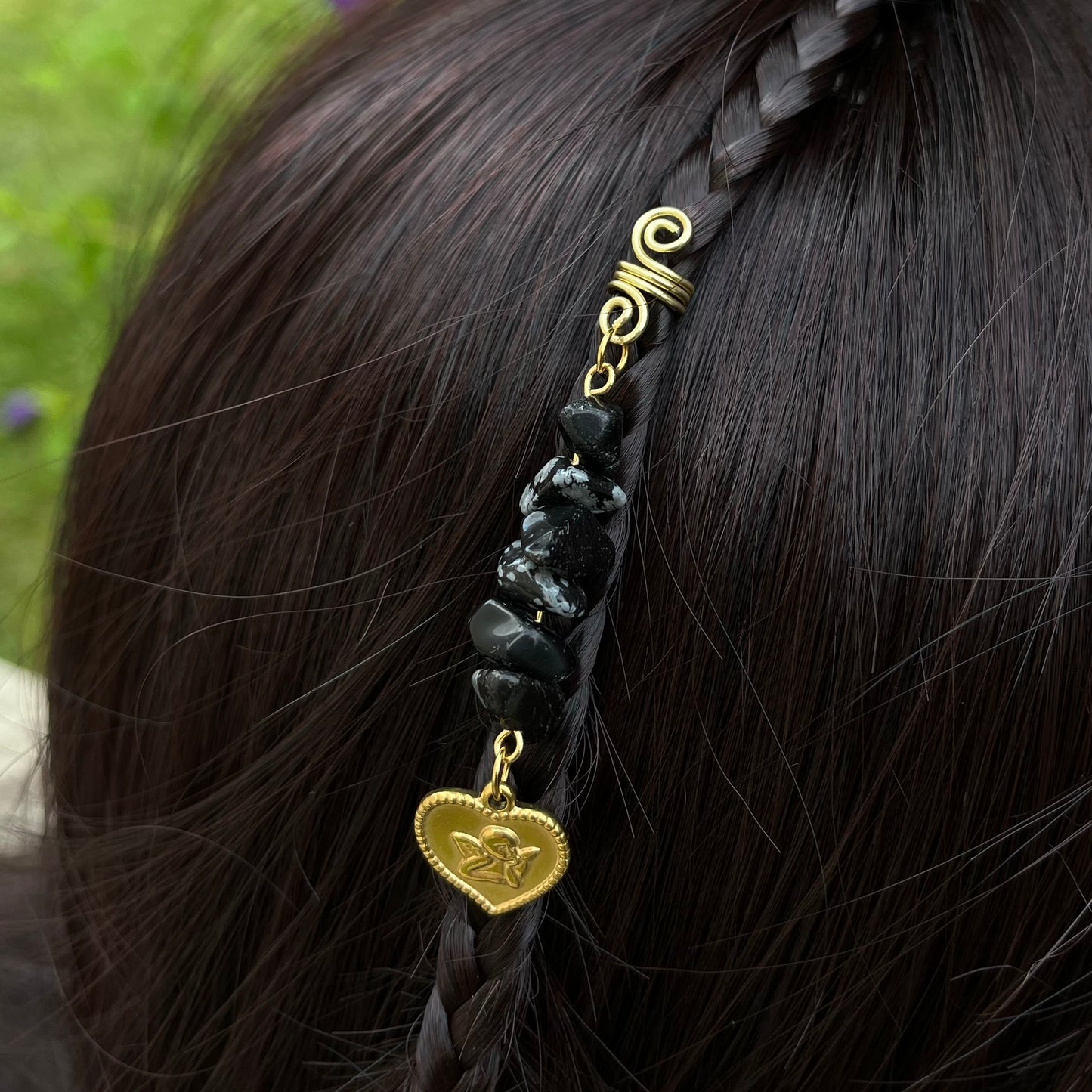 Accessoire cheveux personnalisable - doré