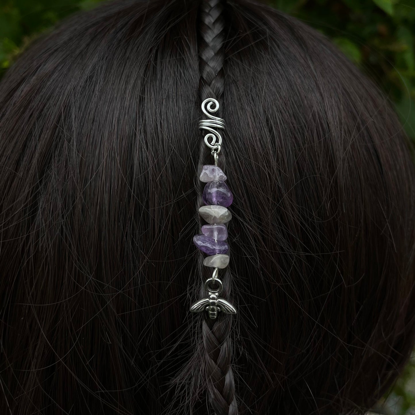 Accessoire cheveux personnalisable - argenté