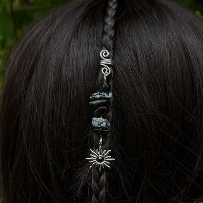 Accessoire cheveux personnalisable - argenté