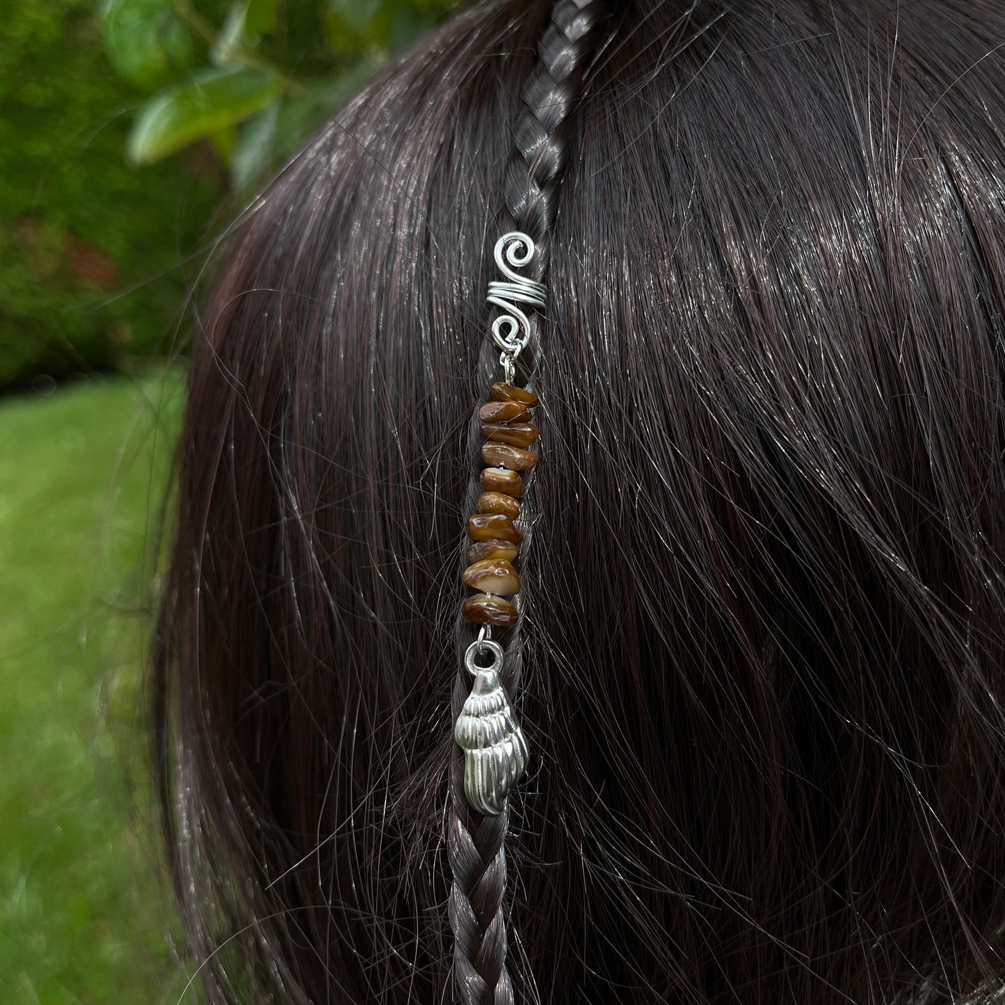 Accessoire cheveux personnalisable - argenté