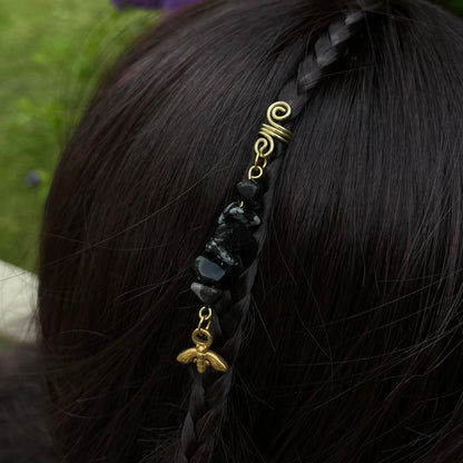 Accessoire cheveux personnalisable - doré