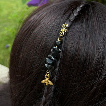 Accessoire cheveux personnalisable - doré