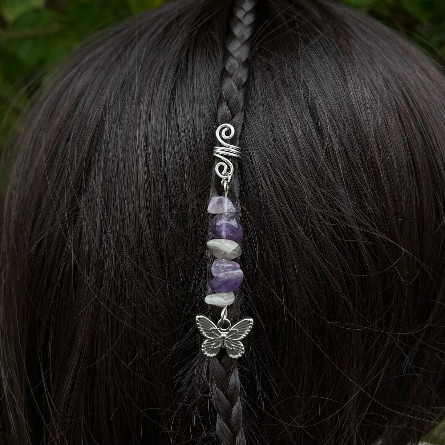 Accessoire cheveux personnalisable - argenté