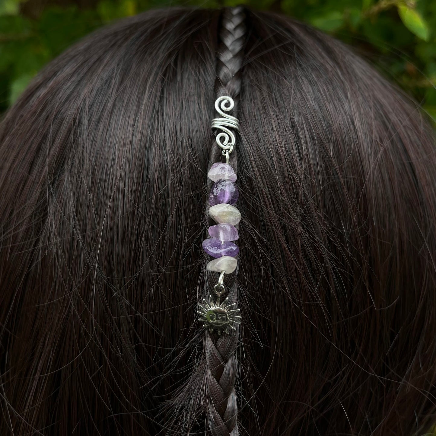 Accessoire cheveux personnalisable - argenté