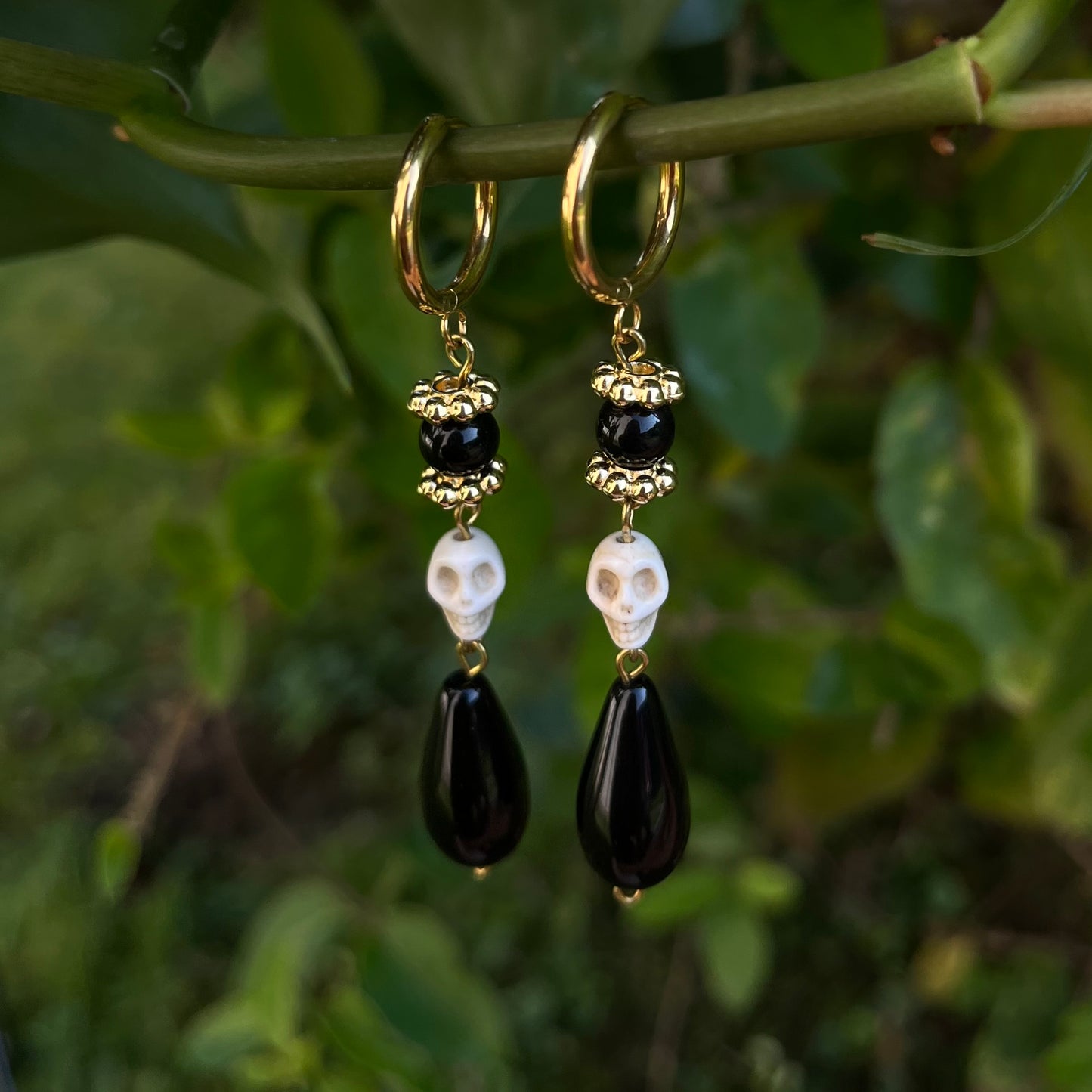 Boucles d'oreilles Morticia