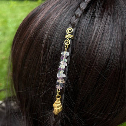 Accessoire cheveux personnalisable - doré