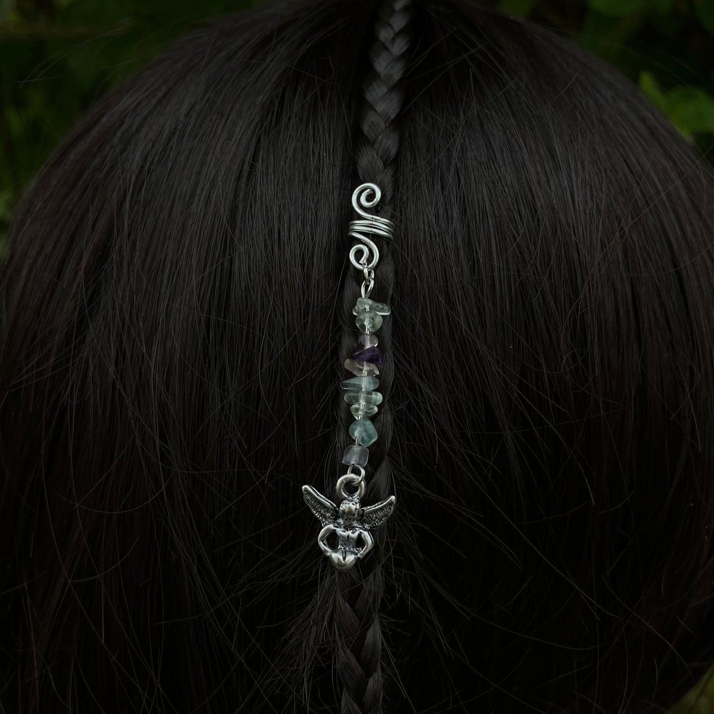 Accessoire cheveux personnalisable - argenté