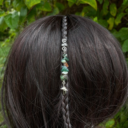 Accessoire cheveux personnalisable - argenté