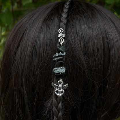 Accessoire cheveux personnalisable - argenté