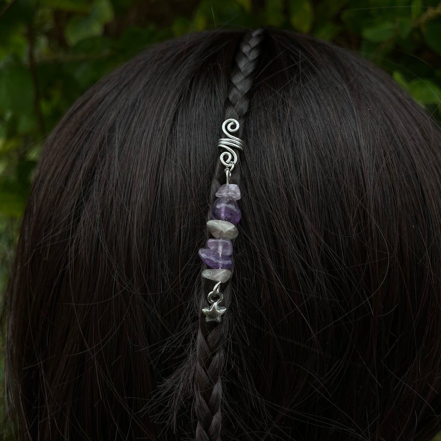 Accessoire cheveux personnalisable - argenté