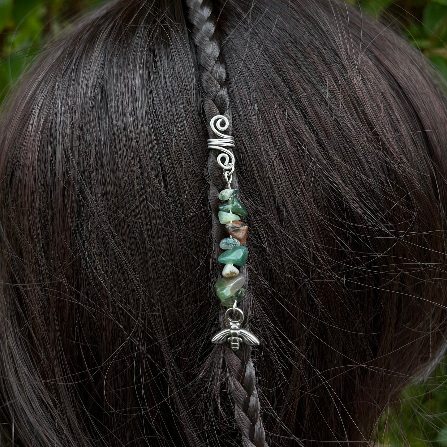 Accessoire cheveux personnalisable - argenté