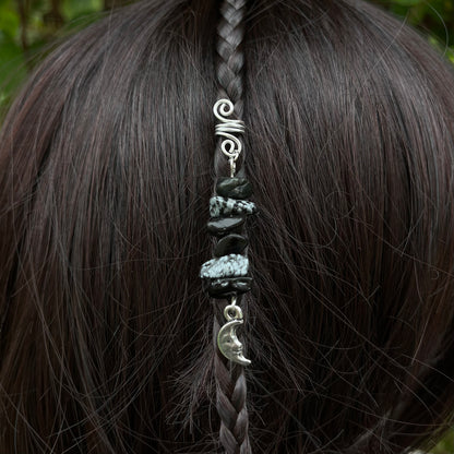 Accessoire cheveux personnalisable - argenté