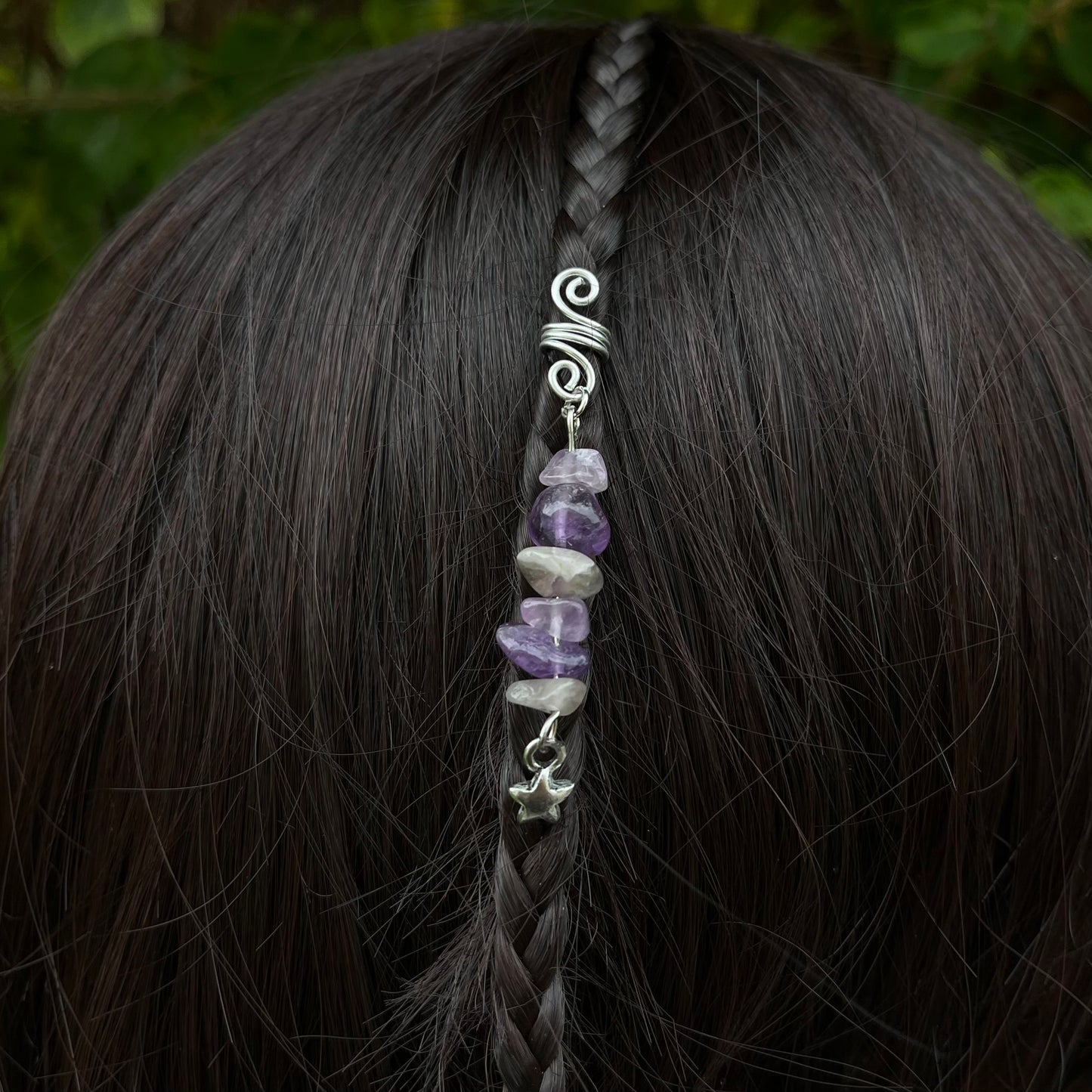 Accessoire cheveux personnalisable - argenté