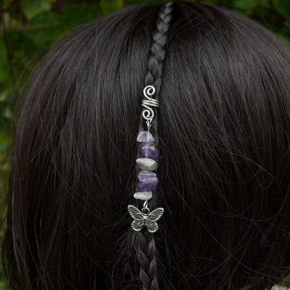 Accessoire cheveux personnalisable - argenté