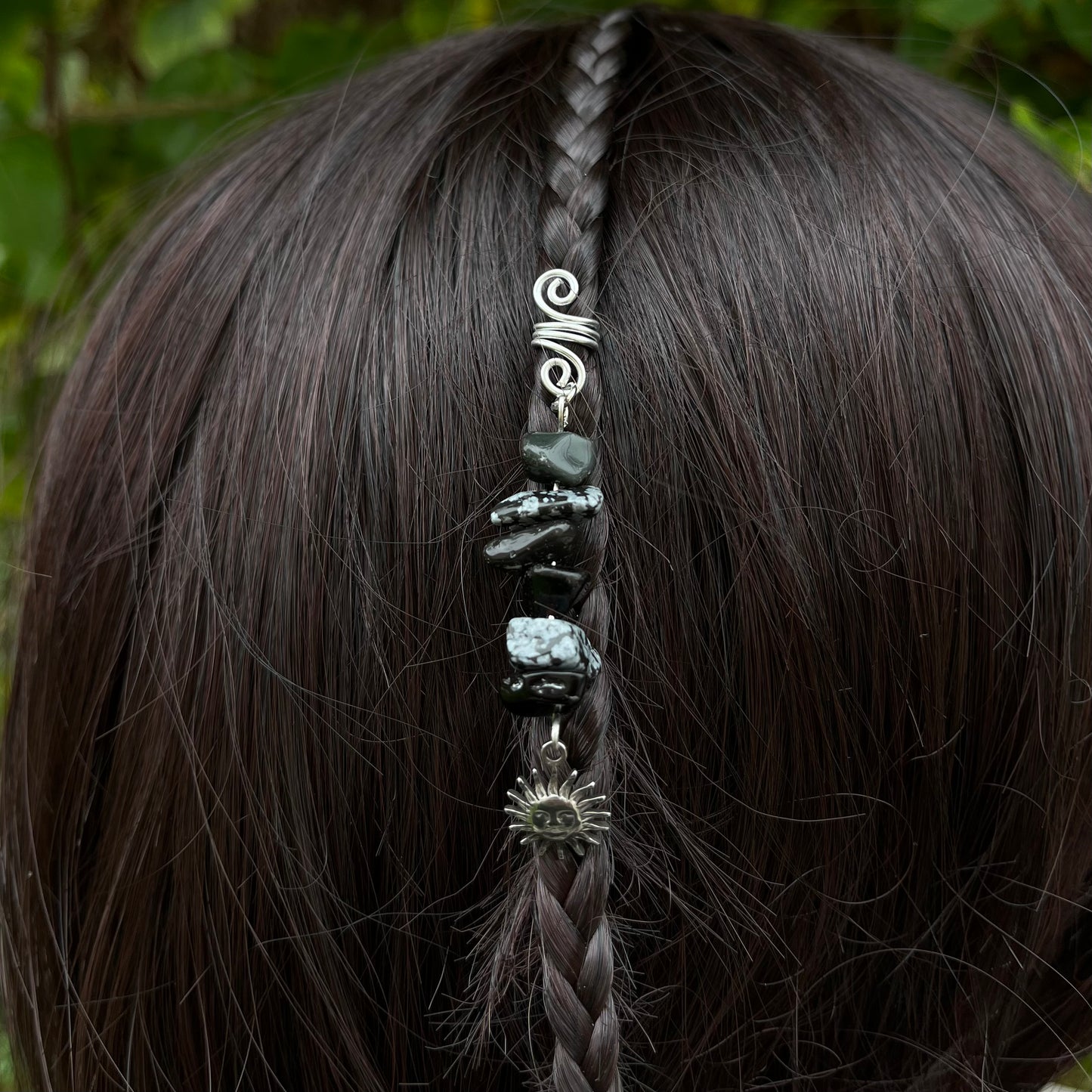 Accessoire cheveux personnalisable - argenté