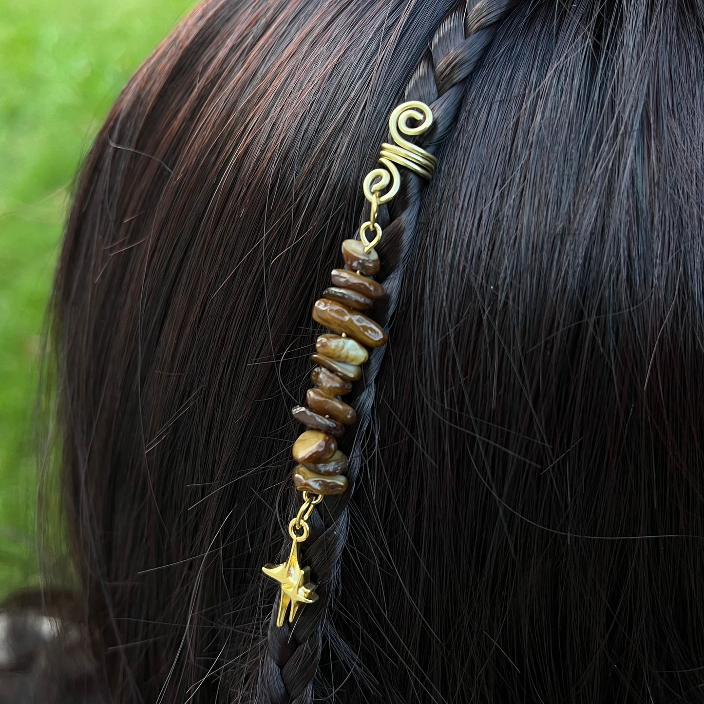 Accessoire cheveux personnalisable - doré