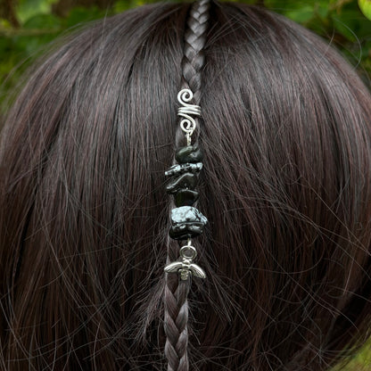 Accessoire cheveux personnalisable - argenté