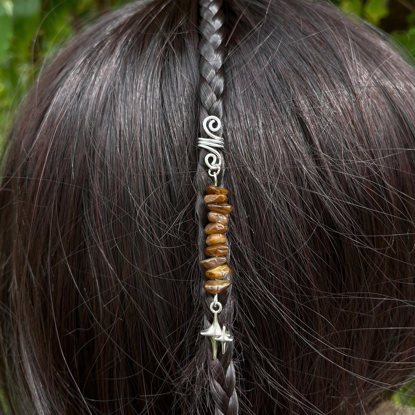 Accessoire cheveux personnalisable - argenté