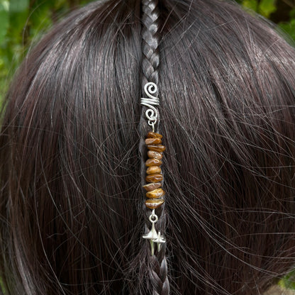 Accessoire cheveux personnalisable - argenté