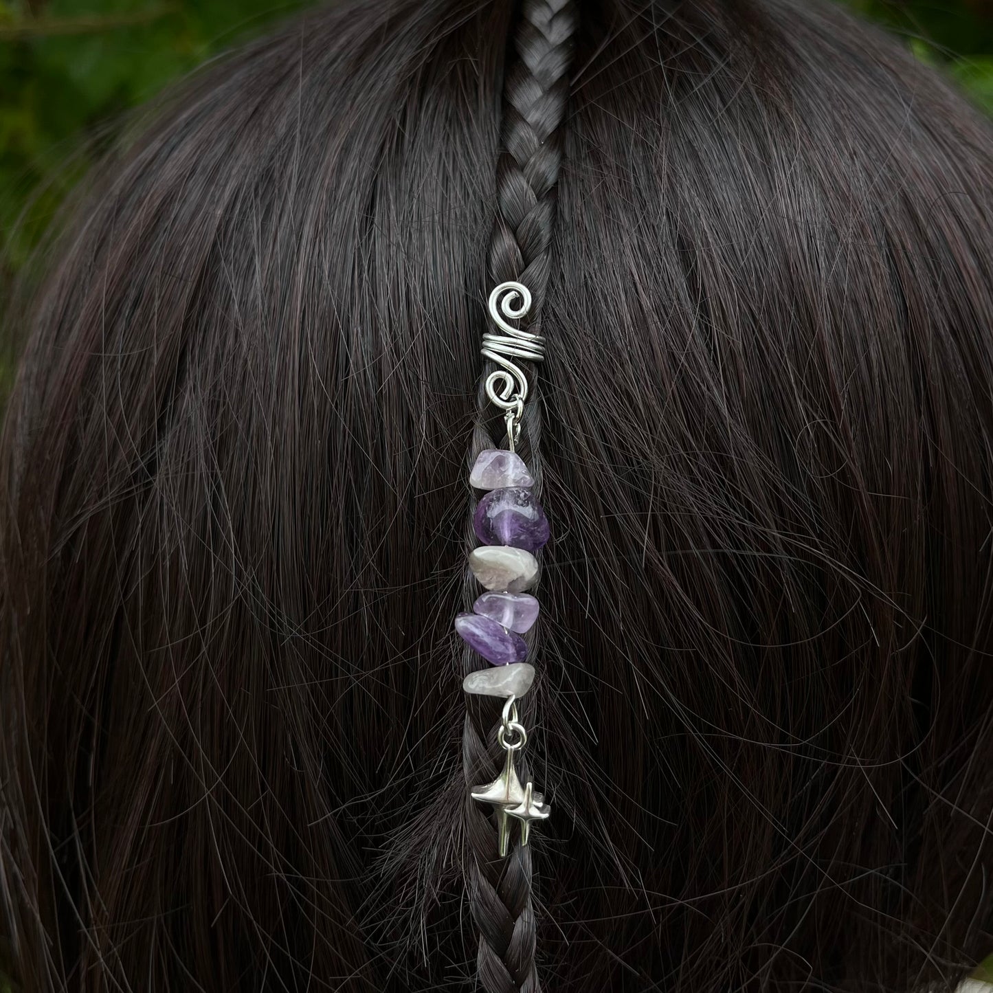 Accessoire cheveux personnalisable - argenté