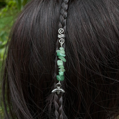 Accessoire cheveux personnalisable - argenté