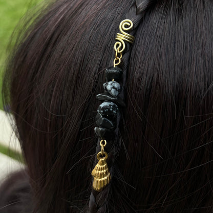 Accessoire cheveux personnalisable - doré