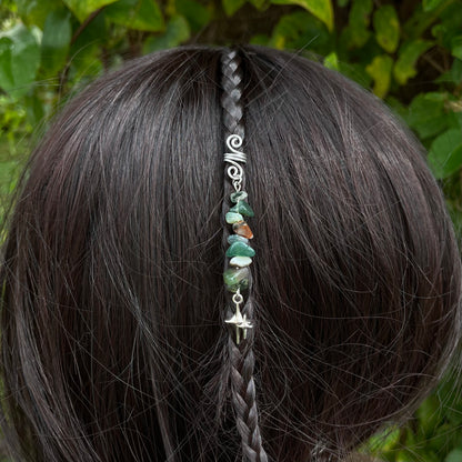 Accessoire cheveux personnalisable - argenté