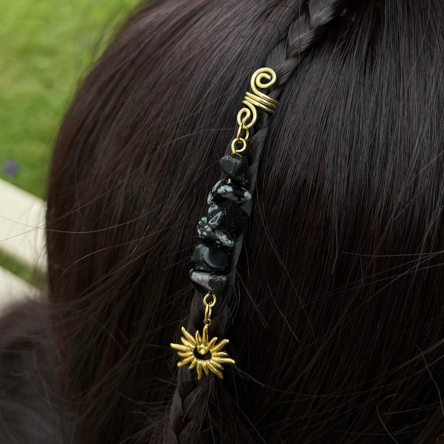 Accessoire cheveux personnalisable - doré