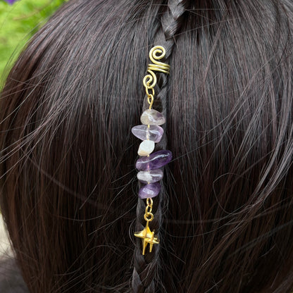 Accessoire cheveux personnalisable - doré