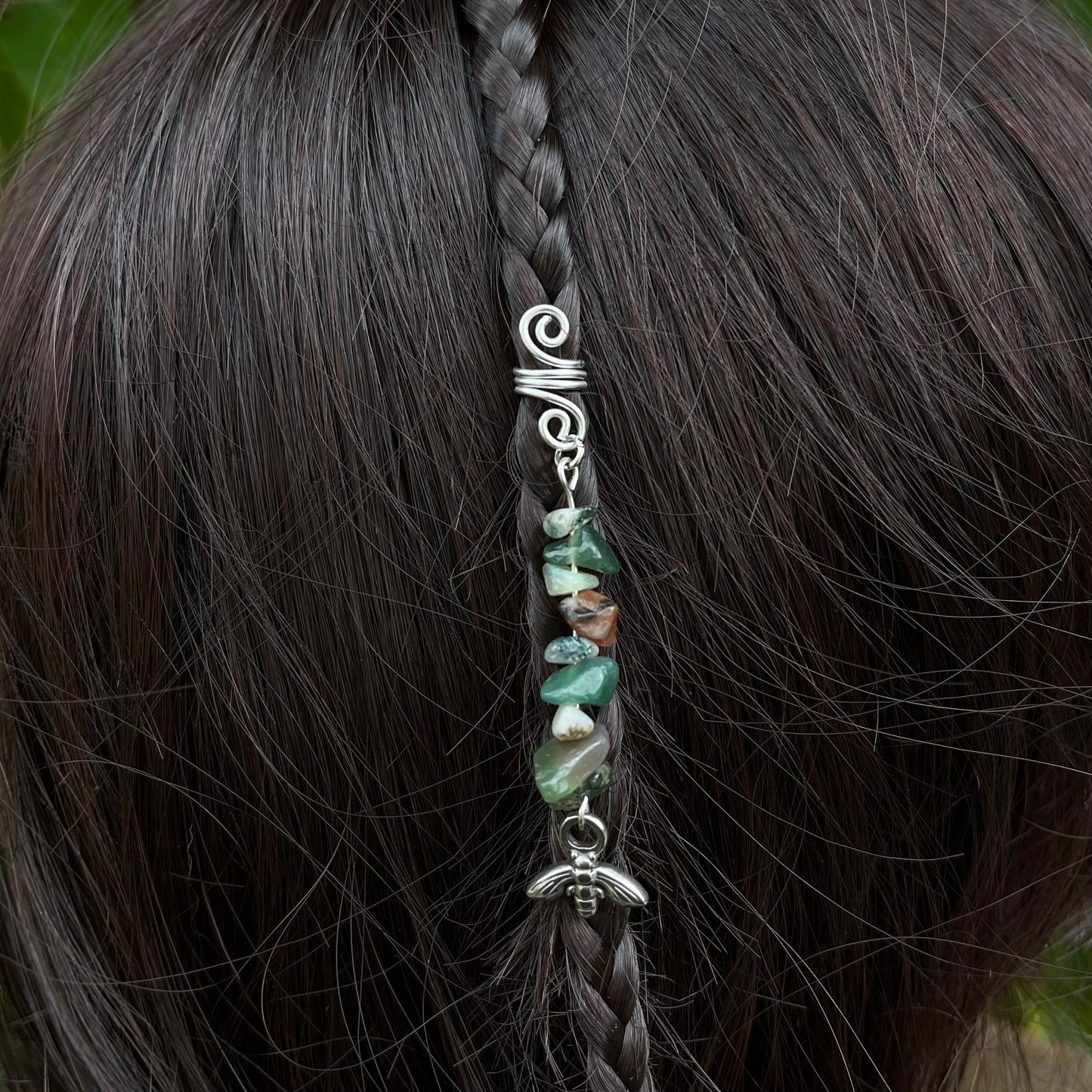 Accessoire cheveux personnalisable - argenté