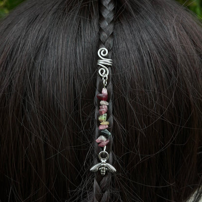 Accessoire cheveux personnalisable - argenté