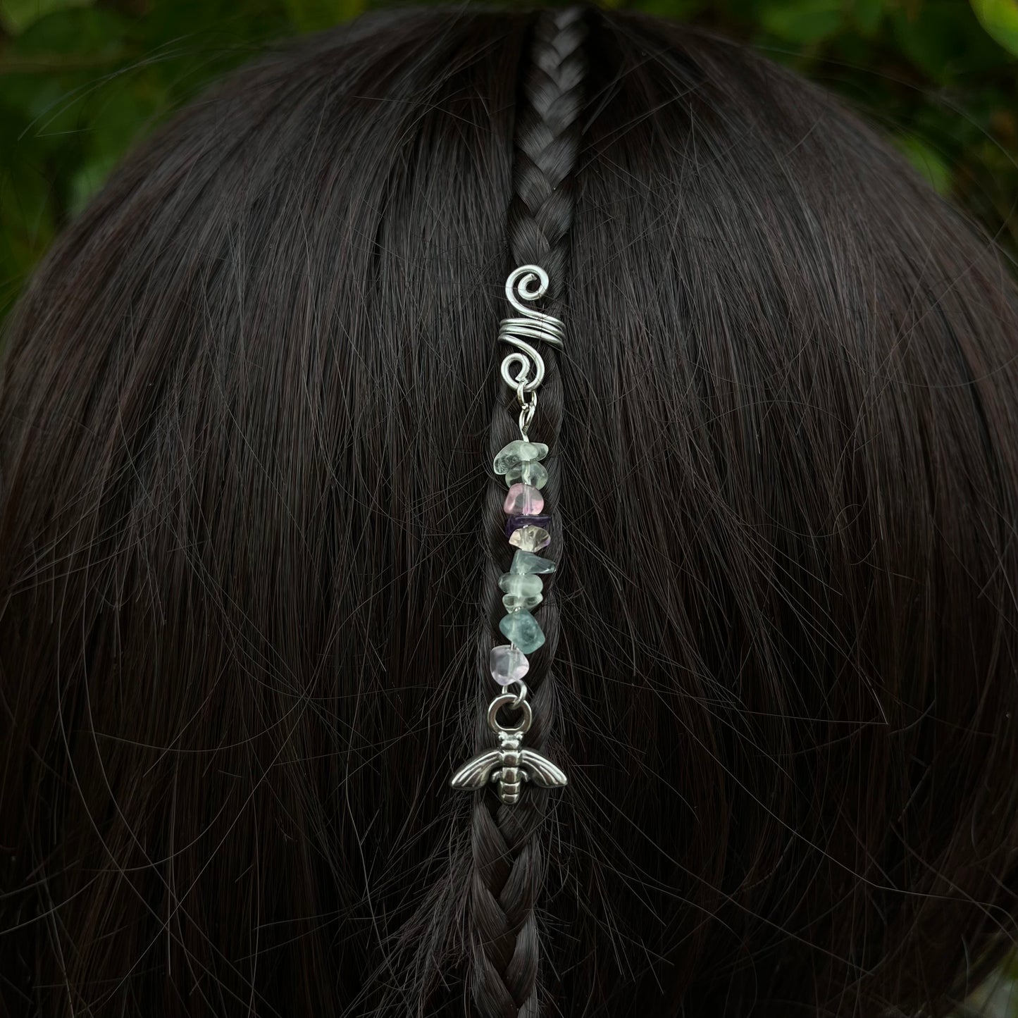 Accessoire cheveux personnalisable - argenté