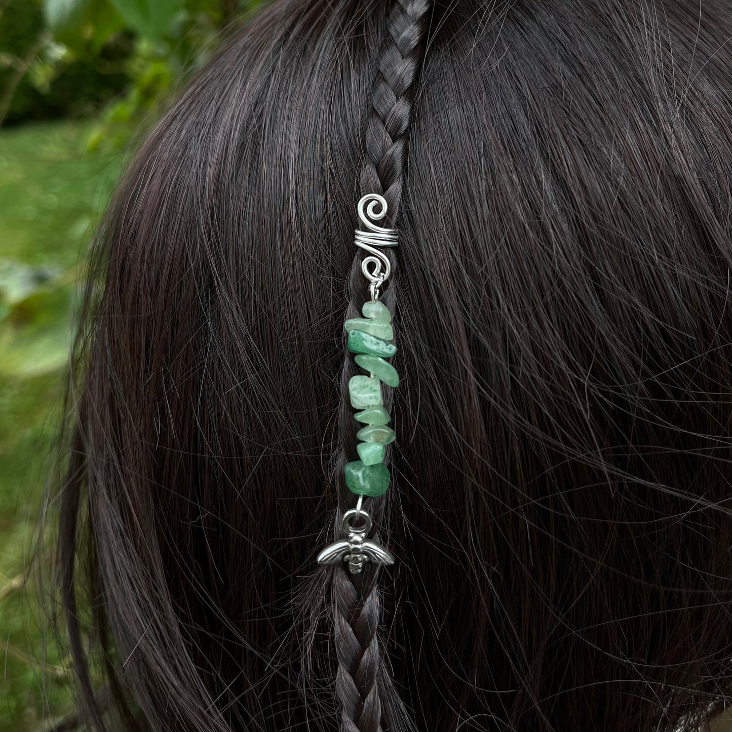 Accessoire cheveux personnalisable - argenté