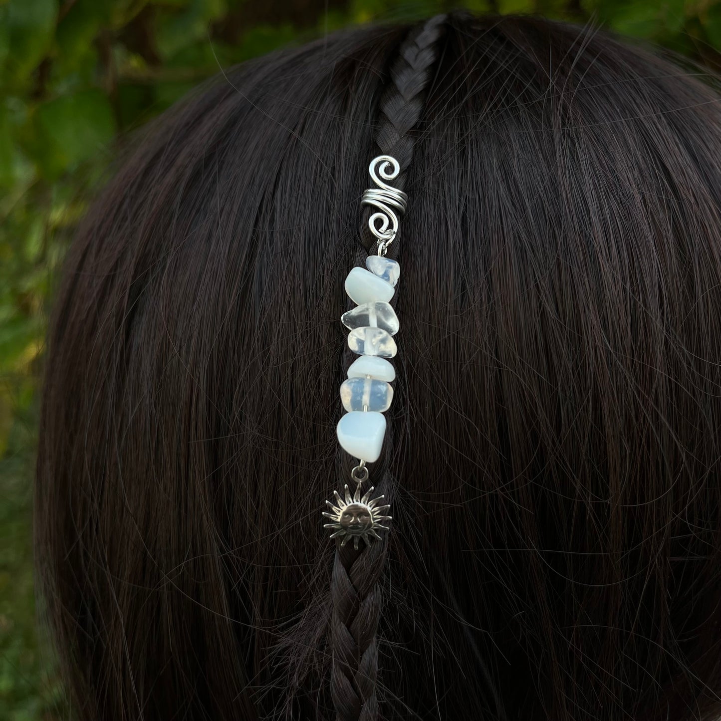 Accessoire cheveux personnalisable - argenté