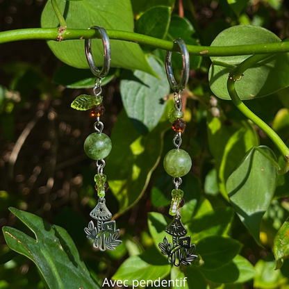 Boucles d'oreilles à customiser